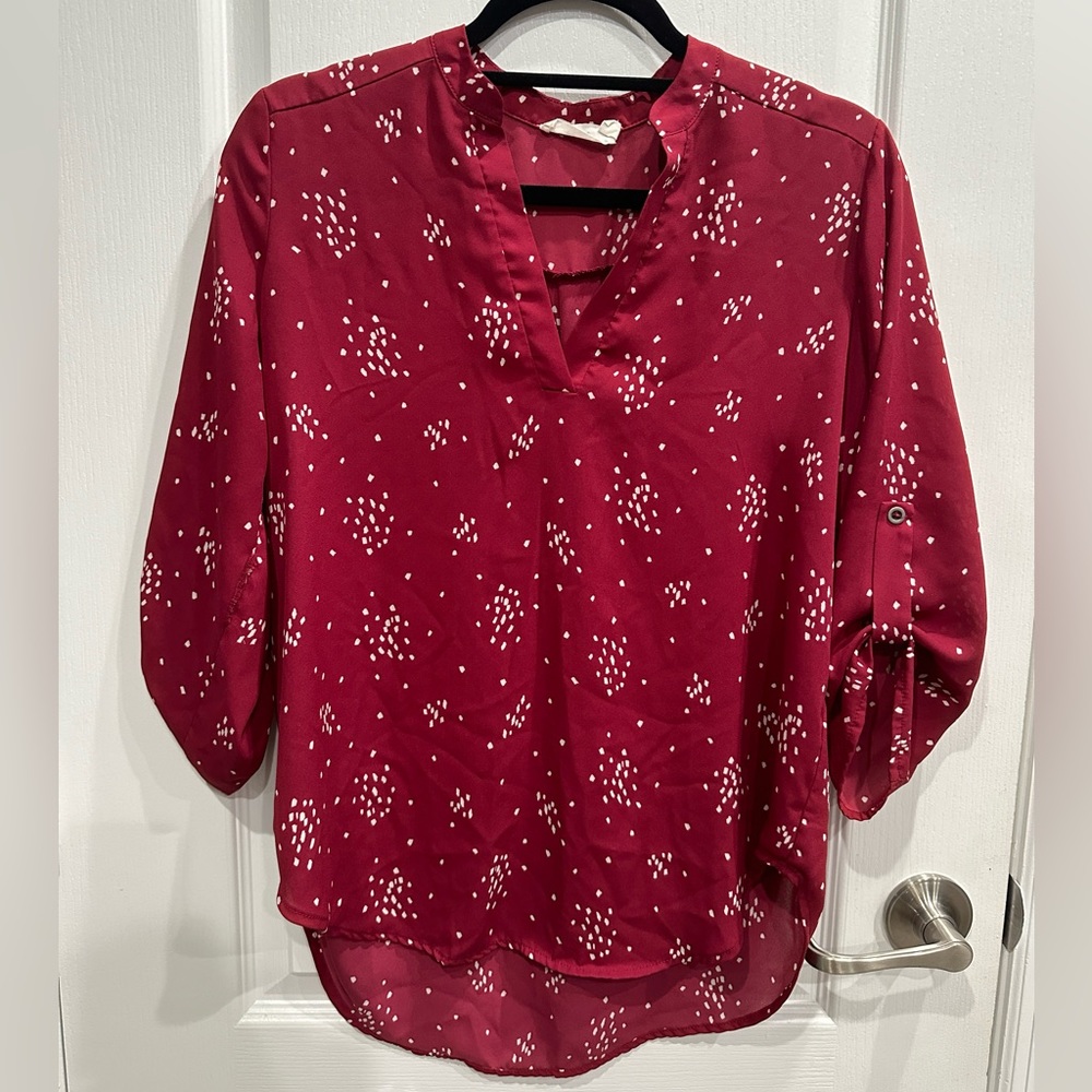 Lush Women’s Red Blouse - Size Small